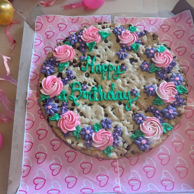 Huge 14” Birthday Cookie 