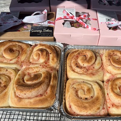 8x8” Sourdough Strawberry rolls