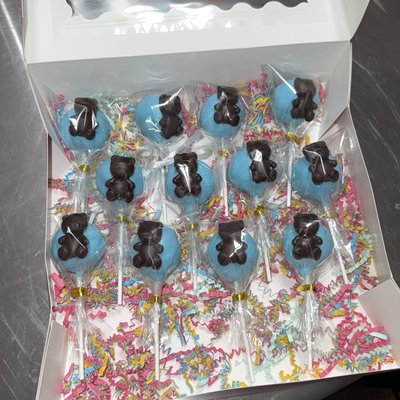Teddy Bear Cake Pops 