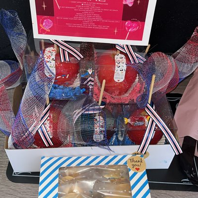 4ct Candy Apples