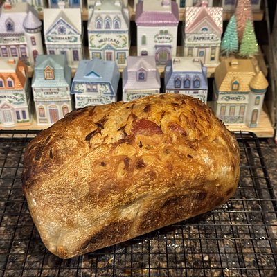 Pepperoni Mozzarella Sourdough Bread