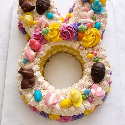 Easter Bunny Candy Cake 