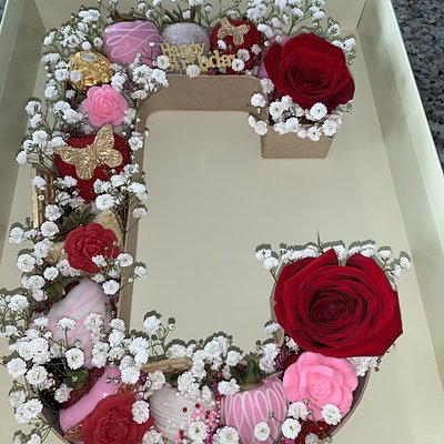 Custom Letter “C” Treat Box