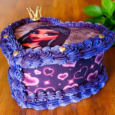 10" Heart Shaped Cake 