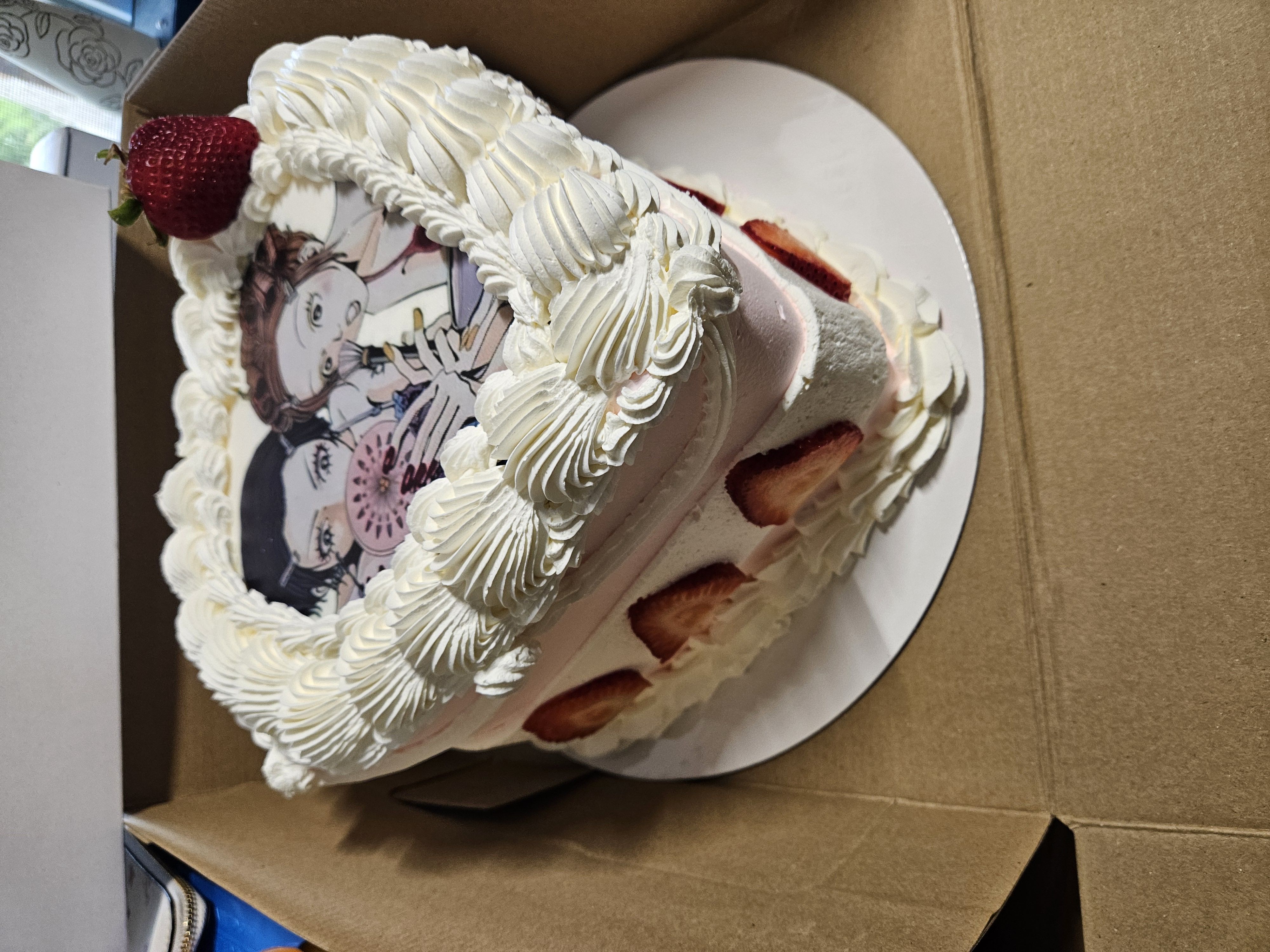 9in Heart Cake Filled Basic 