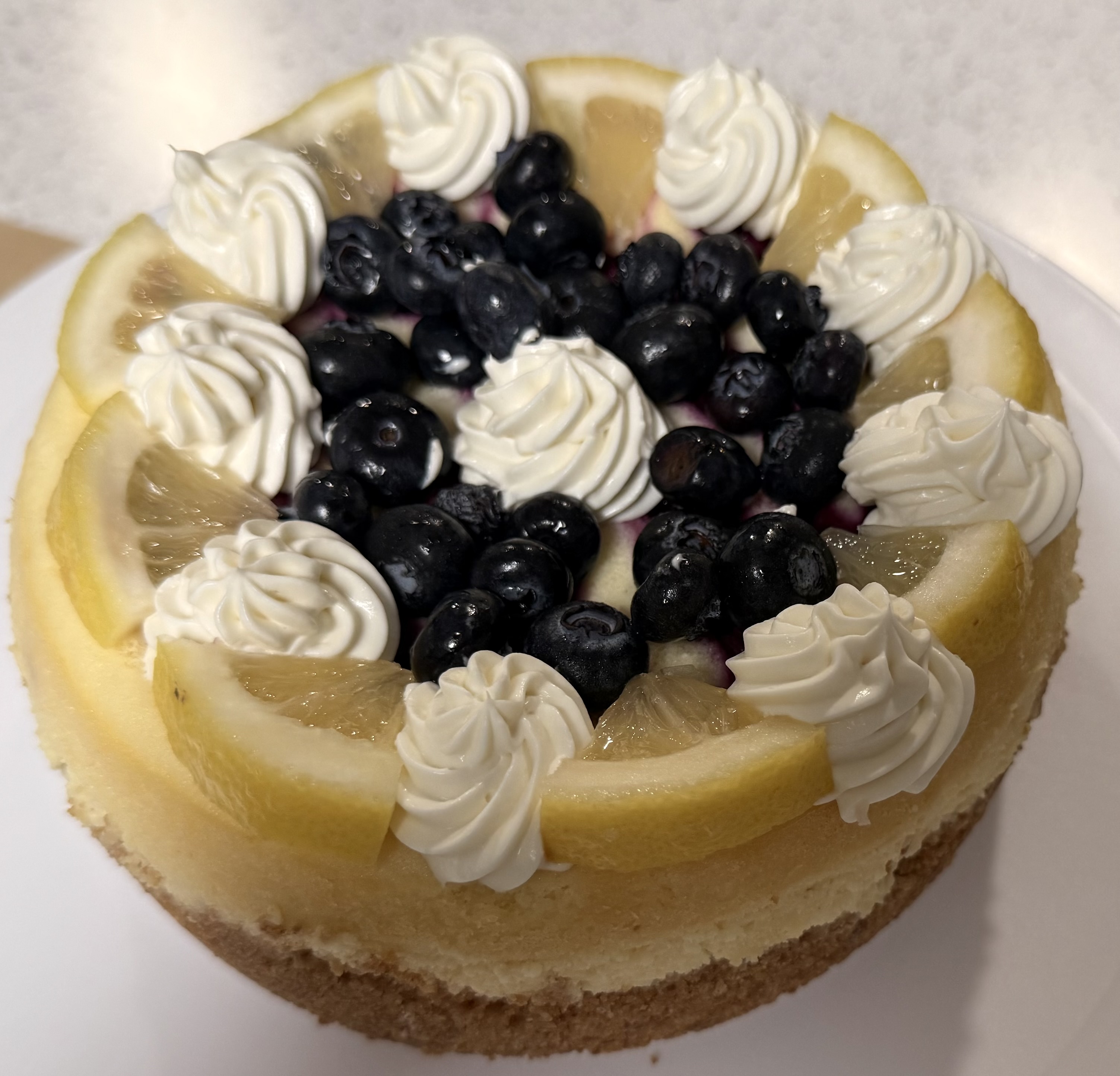 Lemon Berry Cheesecake 🍋 🫐 