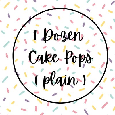 1 Dozen Cake Pops (simple)