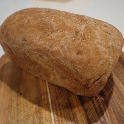 Gluten Free Garlic Rosemary Sourdough Loaf