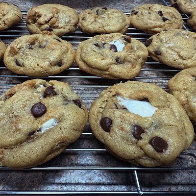 Campfire Cookies (S’mores)