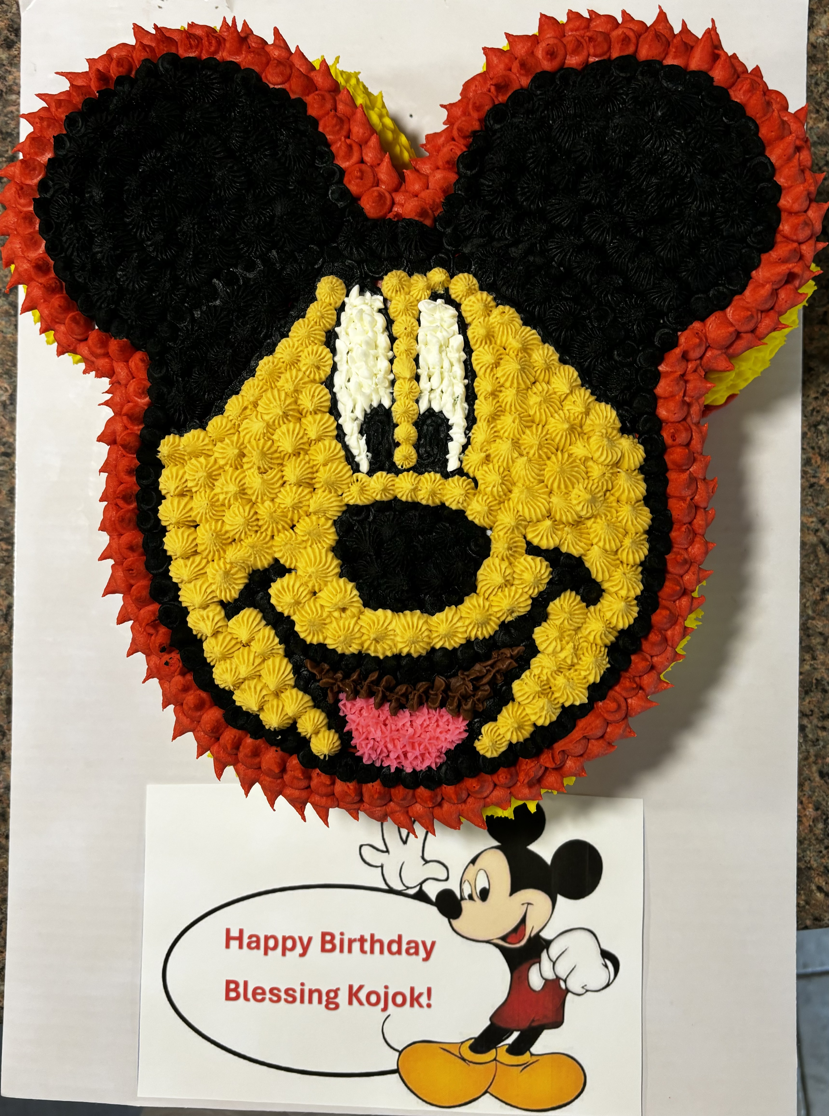 Mickey Mouse Cake