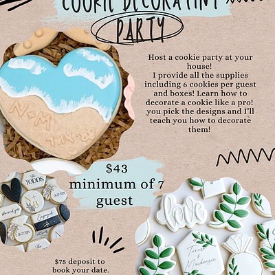 Cookie Party Deposit 