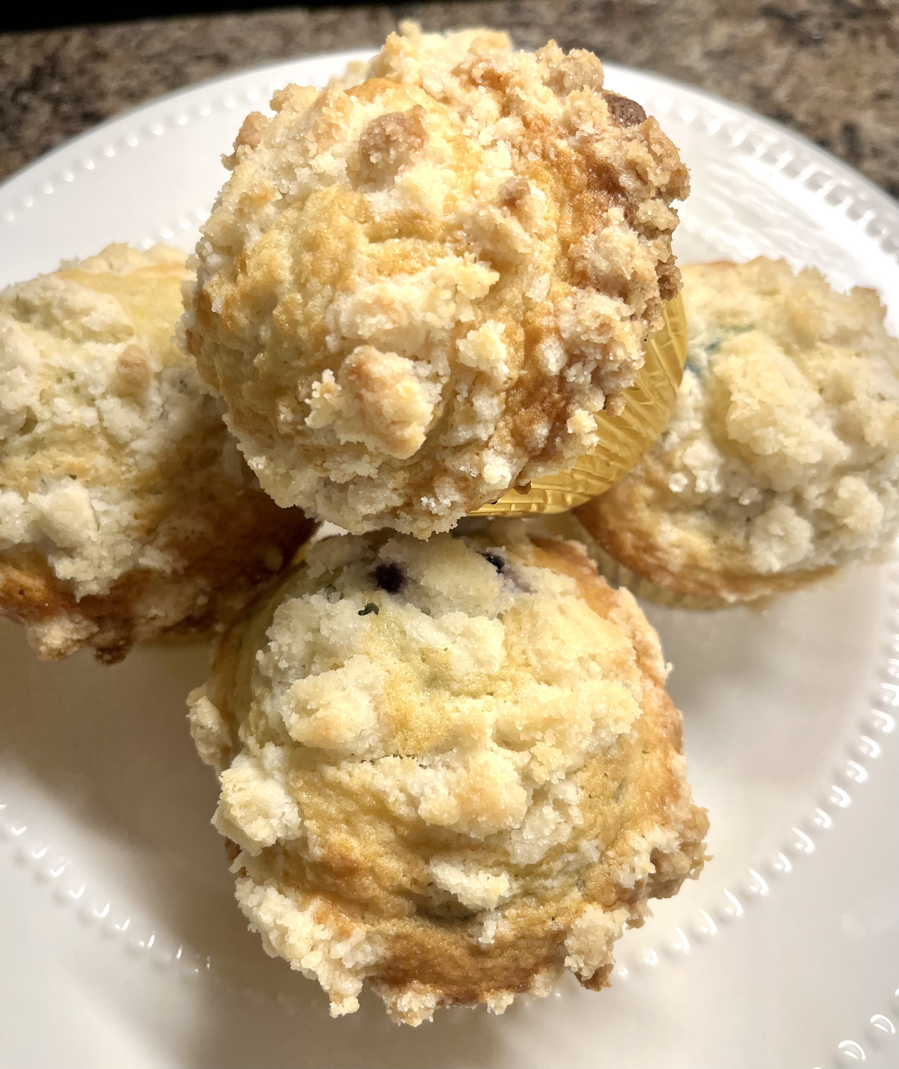 Sourdough Blueberry Muffins 