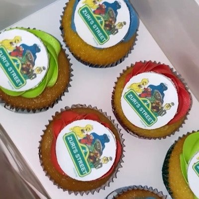 Pictured Cupcakes (Dozen)