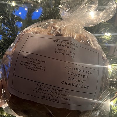 Cranberry Toasted Walnut Boule