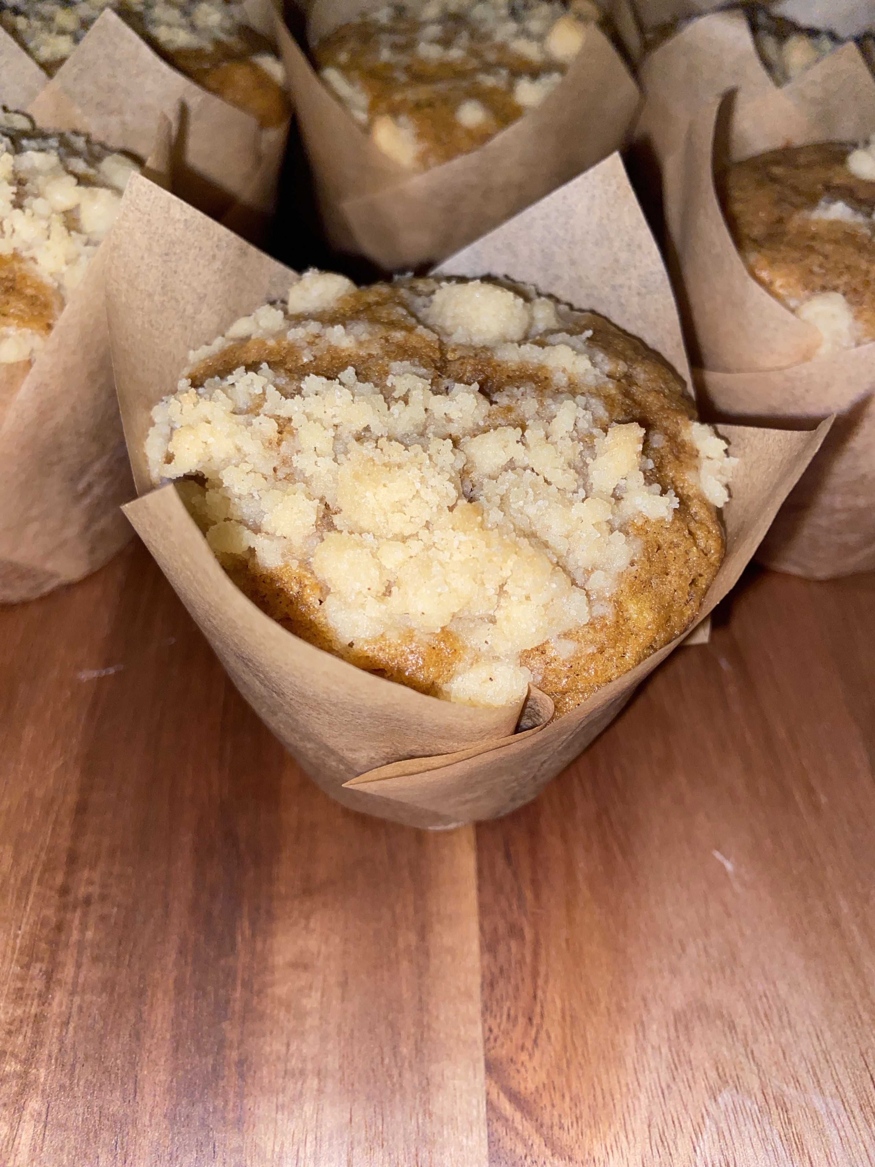 Pumpkin Crumble Muffins