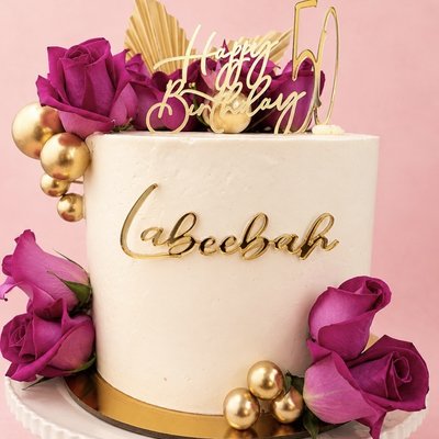 Rose Cake, 8” 3 Layer
