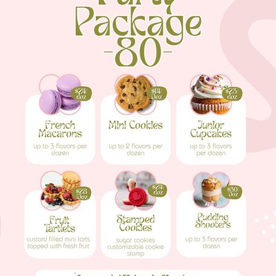Party Package 80 guests