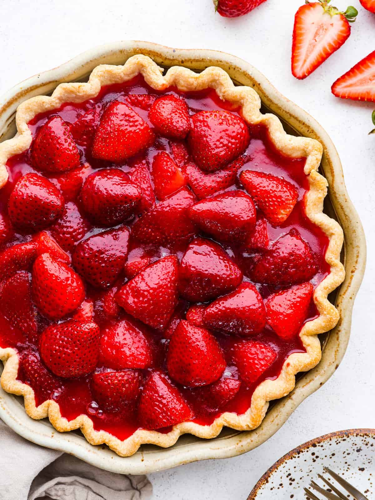 9” Strawberry pie