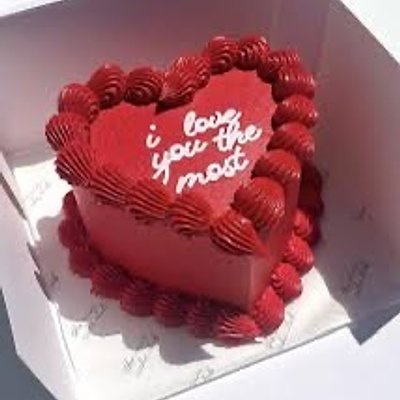 6” Heart cake 