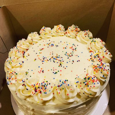 Lemon Velvet Cake 8 Inch 