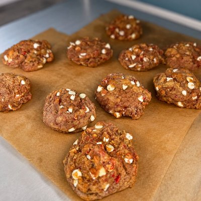 Strawberry Crunch Sourdough Cookies