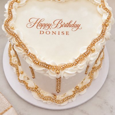 Vintage Heart Cake