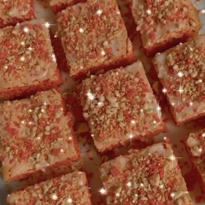 Strawberry Crunch Brownies