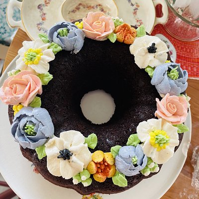 10” Chocolate Chocolate Chip  Bundt Cake
