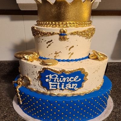 3 Tier Cake (6in, 10in, & 12in) Serves Up 80. 