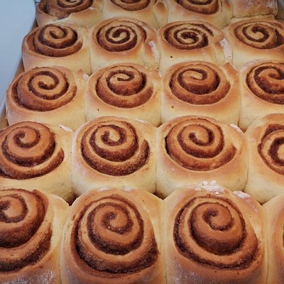 Mammoth Cinnamon Buns $6.00 EACH 