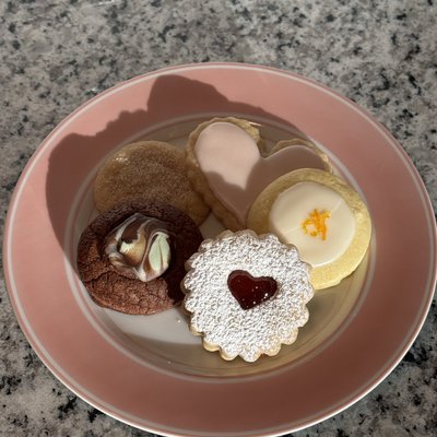 Assorted Valentine Cookies