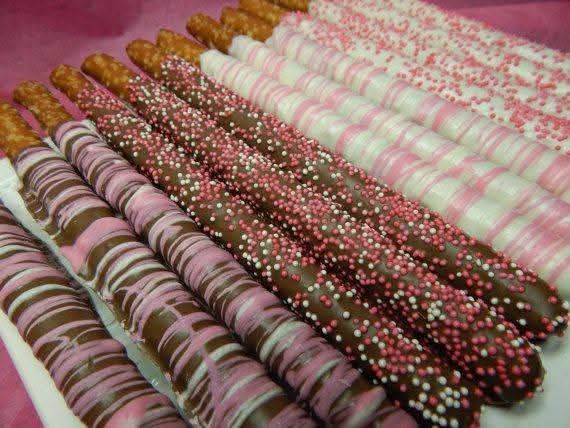 Chocolate Covered Pretzel Rods 