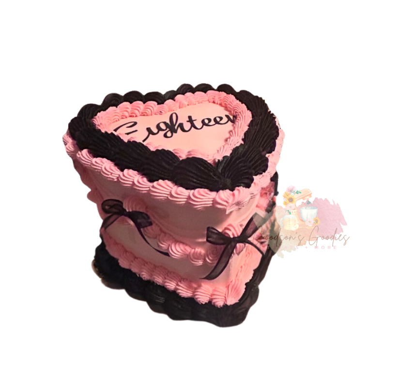 8” Heart Cake 