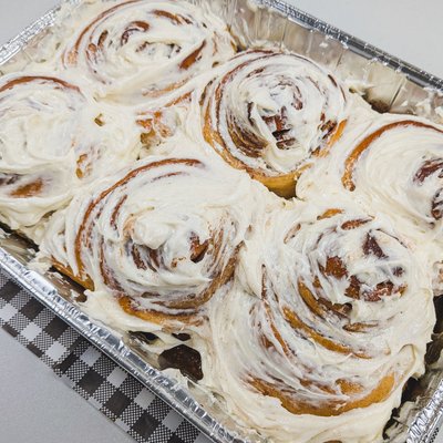 CINNAMON Rolls PAN OF 6