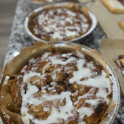Cinnamon Roll Sourdough Focaccia 8in Pan