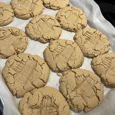 Sourdough Peanut Butter Cookies