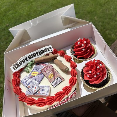 Bento Cake And Cupcake Combo