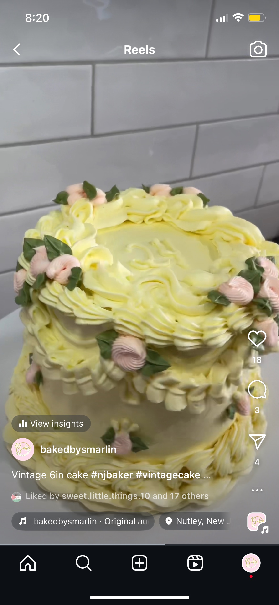 6in Round Cake 