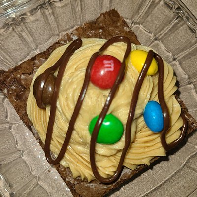 Giant Peanut Butter Brownie 