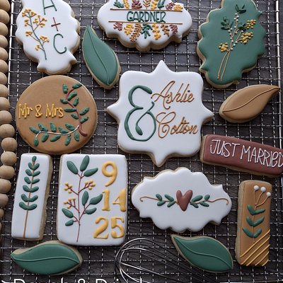 One Dozen Wedding Cookies