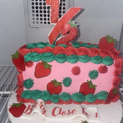 Half Year Birthday Cake 
