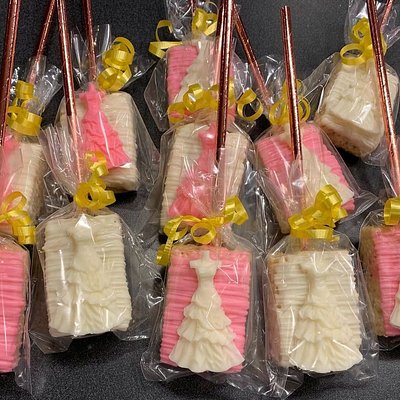 Bride Rice Krispy Treats