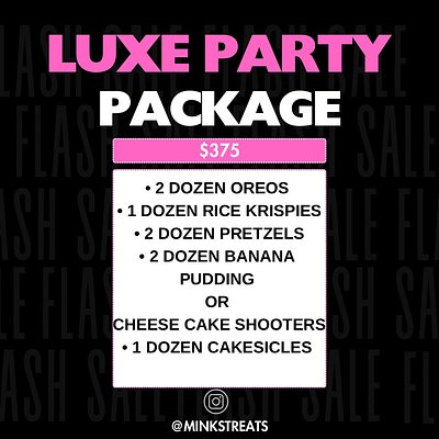 Luxe Party Package