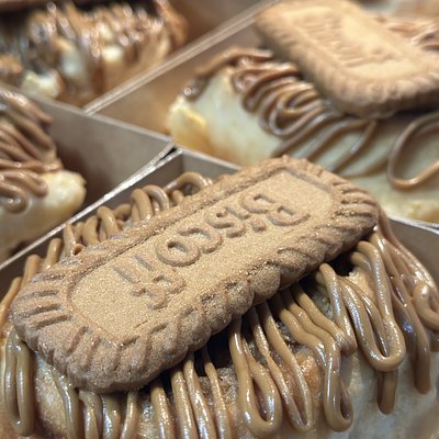 Biscoff Sourdough Cinnamon Roll