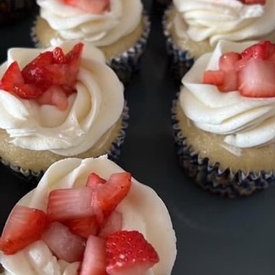 Strawberry Shortcake Cupcakes 