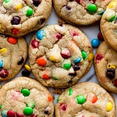 Mini M&M Cookies