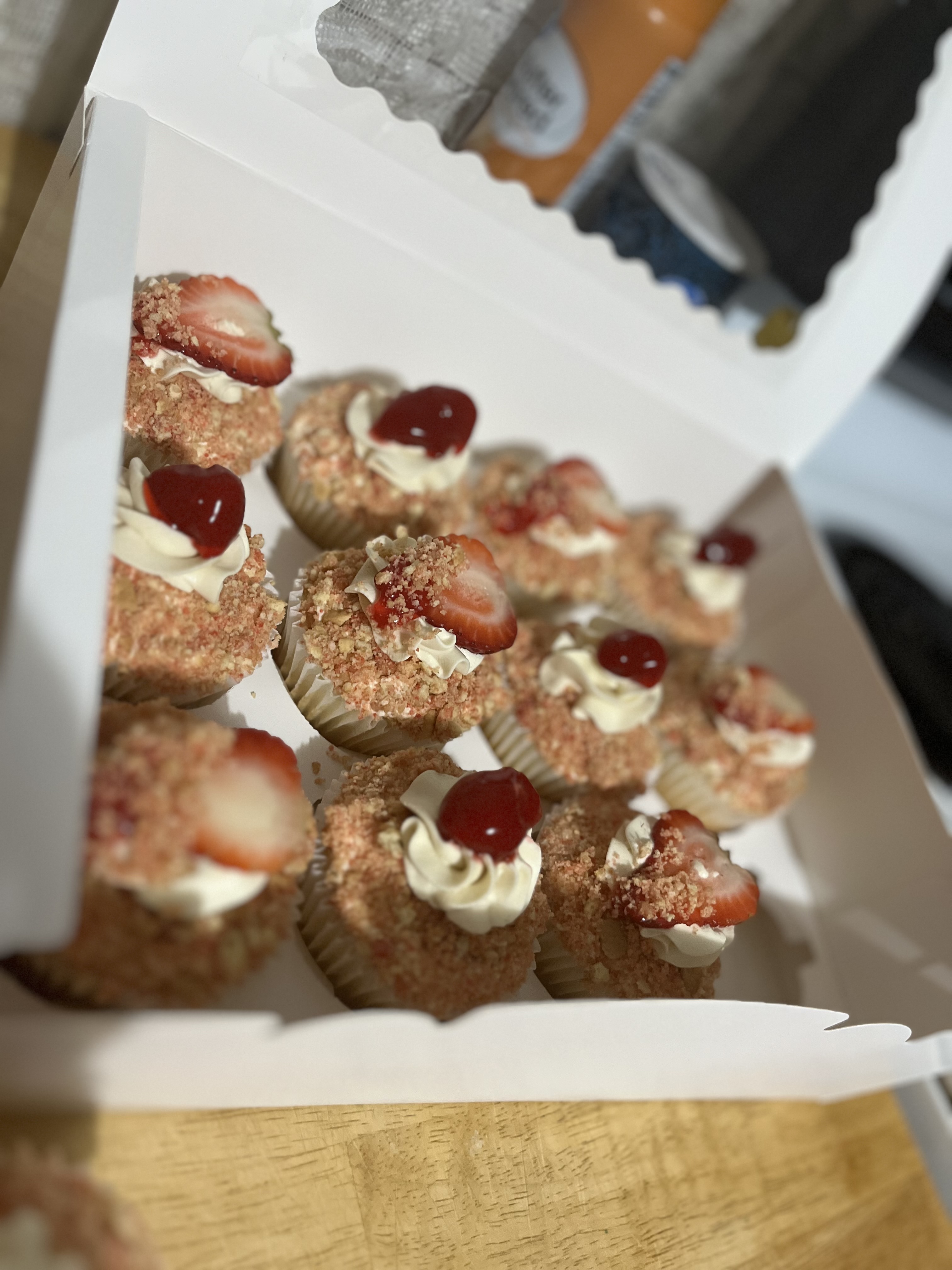Strawberry shortcake crunch