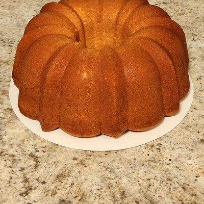 Cream Cheese Pound Cake (with or without glaze)
