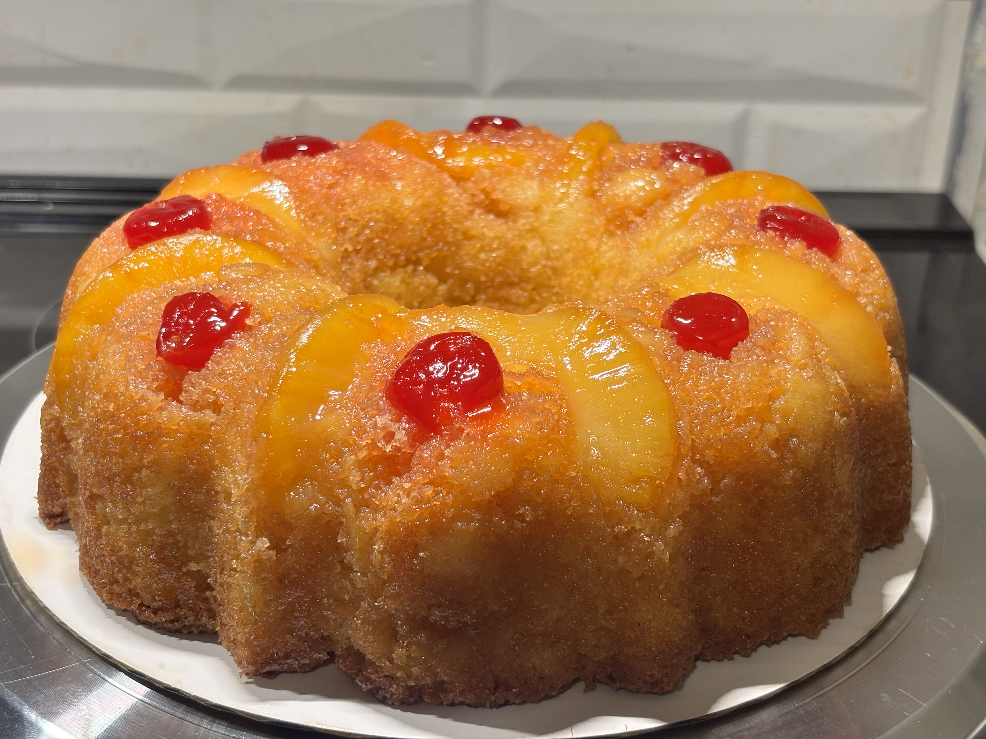 Pineapple Upside Down Bundt Cake