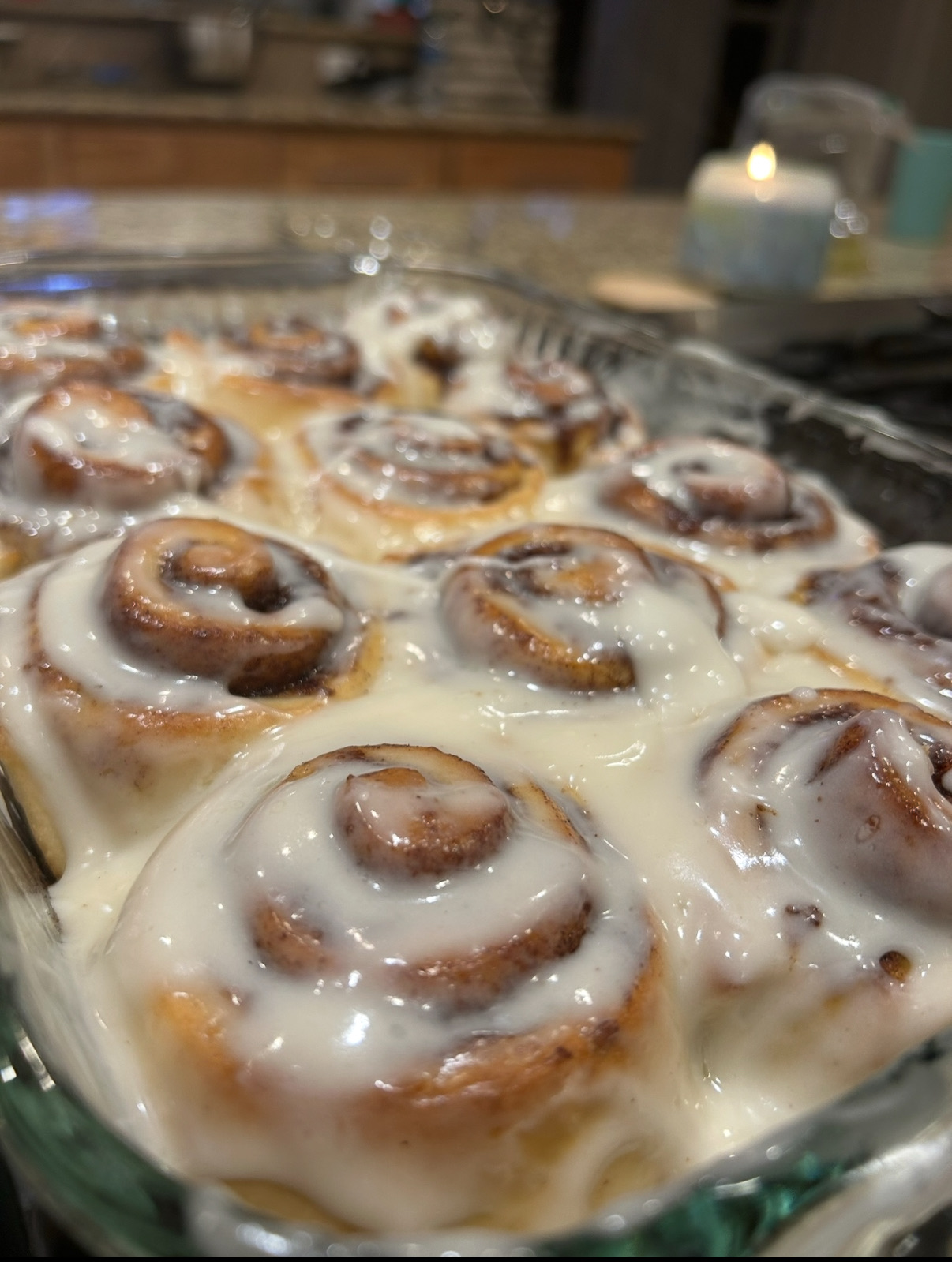 12 Large Cinnamon Rolls 